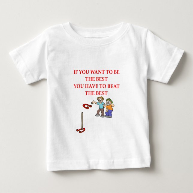 T-shirt Pour Bébé plaisanterie en fer à cheval (Devant)