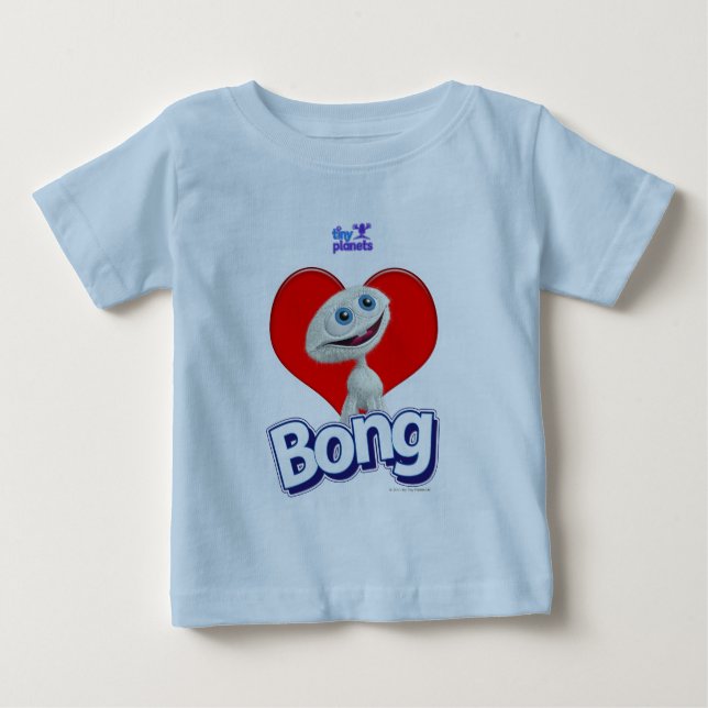 T-shirt Pour Bébé Planètes minuscules - l'amour d'I Bong (Devant)