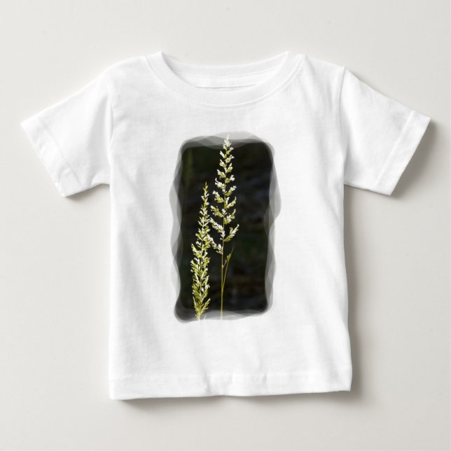 T-shirt Pour Bébé Plante vert (Devant)