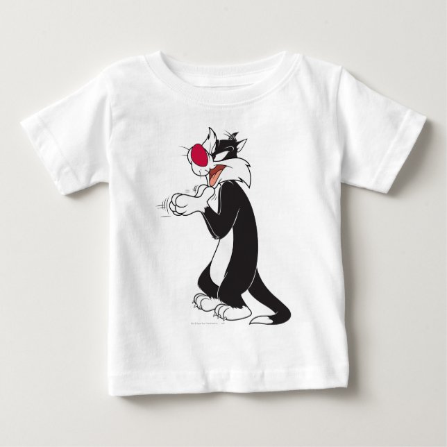 T-shirt Pour Bébé Plaques de frottement SYLVESTER™ (Devant)