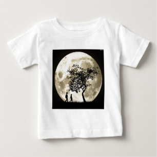 T-shirt Pour Bébé Pleine lune