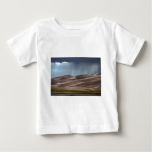 T-shirt Pour Bébé Pluie sur les grandes dunes de sable