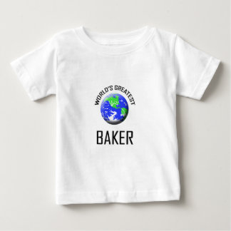 T-shirt Pour Bébé Plus grand Baker du monde