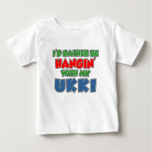 T-shirt Pour Bébé Plutôt Être En Train De Croquer Avec Ukki