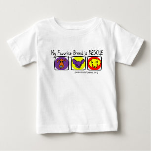 T-shirt Pour Bébé PNP badine ma race préférée est délivrance