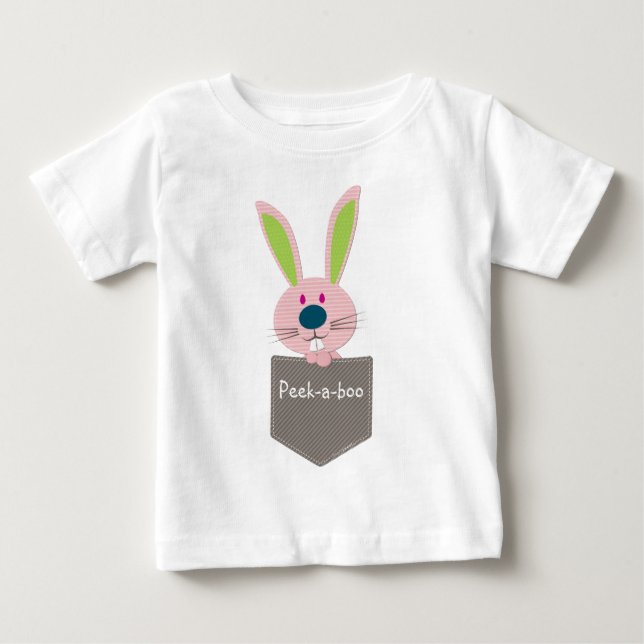 T-shirt Pour Bébé POCKET PALS :: Lapin lapin 1 (Devant)
