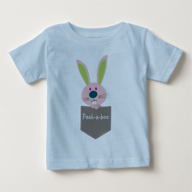 T-shirt Pour Bébé POCKET PALS :: Lapin lapin 1 (Devant)