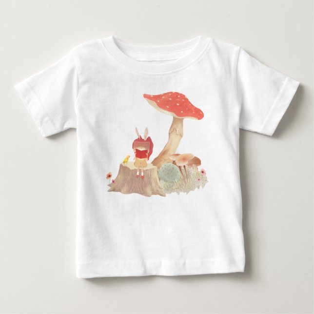 T-shirt Pour Bébé Poésie silencieuse (Devant)