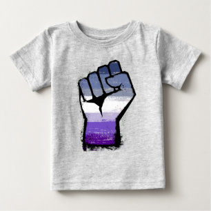 T-shirt Pour Bébé Poignée Lesbian Pride