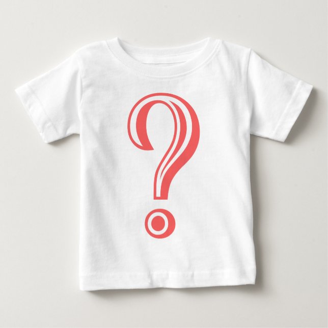T-shirt Pour Bébé Point d'interrogation Chisel (Devant)