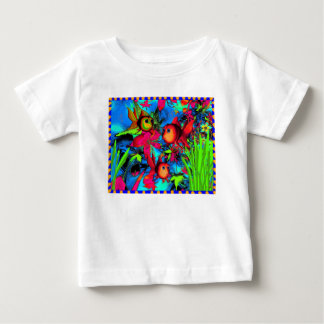 T-shirt pour bébé poisson d'or sous l'eau