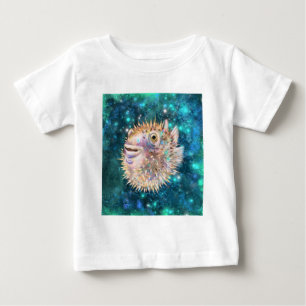 T-shirt Pour Bébé Poisson-pouffer - Dessin igné 