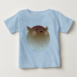 T-shirt Pour Bébé Poissons de décolleur