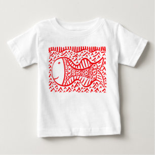T-shirt Pour Bébé Poissons rouges