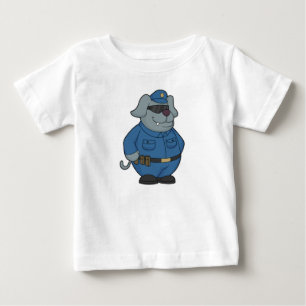 T-shirt Pour Bébé Police à chiens