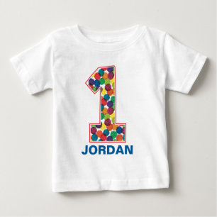 T-shirt Pour Bébé Polka Dot 1er Anniversaire de Caterpillar Très Aff
