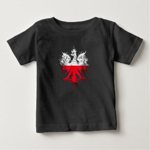T-shirt Pour Bébé Polonais Aigle Pride Polonaise Drapeau Polonais