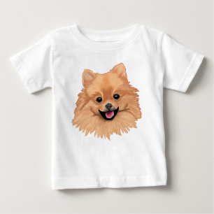 T-shirt Pour Bébé Pomeranian