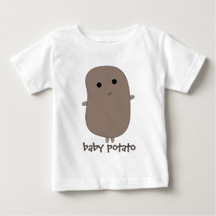 T-shirt Pour Bébé Pomme de terre mignonne de bébé