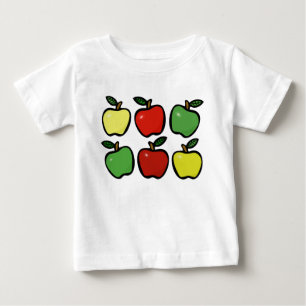 T-shirt Pour Bébé Pommes Mignonnes