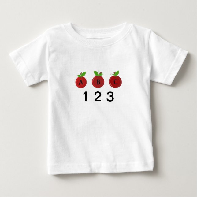 T-shirt Pour Bébé Pommes rouges (Devant)
