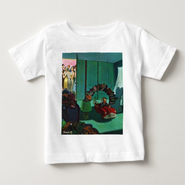 T-shirt Pour Bébé Pont en casquette (Devant)