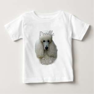T-shirt Pour Bébé Poodle (wht) Papa 2