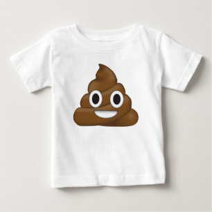 T-shirt Pour Bébé Poop émoji