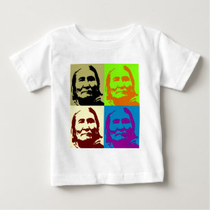 T-shirt Pour Bébé Pop Art Freedom Fighter Geronimo