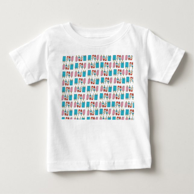 T-shirt Pour Bébé Popsicles de T-shirt bébé (Devant)