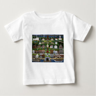 T-shirt Pour Bébé Port historique Townsend, Washington