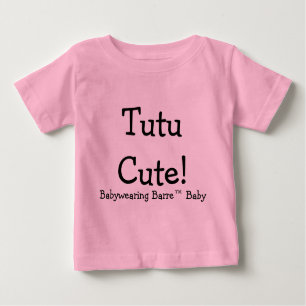 T-shirt Pour Bébé Porte-bébé Barre Tutu Cute