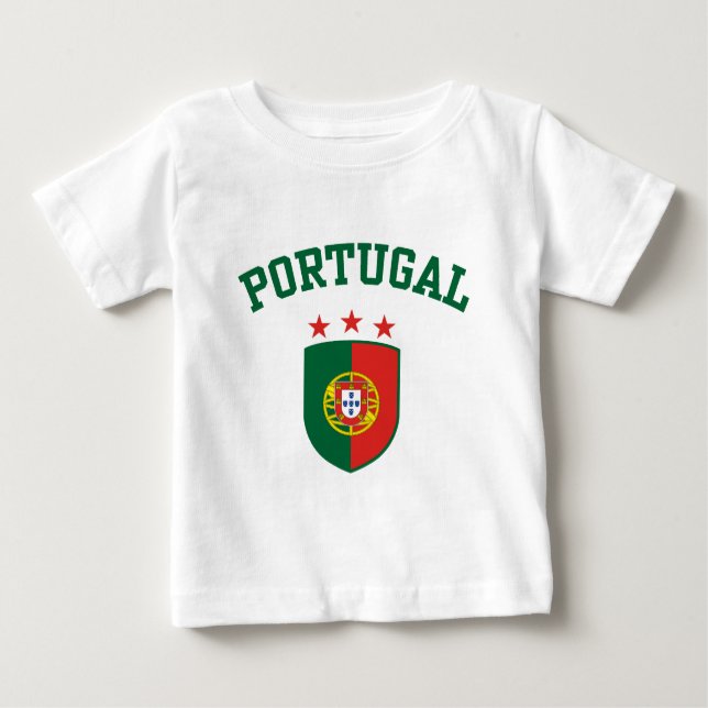 T-shirt Pour Bébé Portugal (Devant)