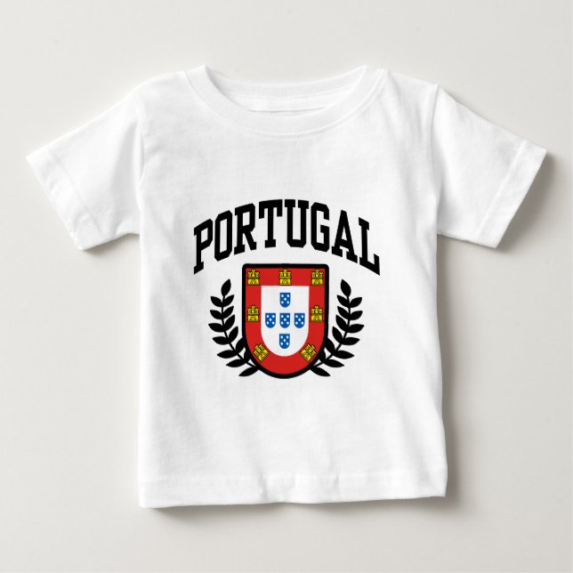 T-shirt Pour Bébé Portugal Armoiries (Devant)