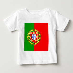 T-shirt Pour Bébé Portugal Drapeau de haute qualité