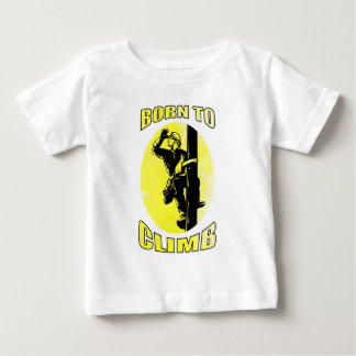 T-shirt Pour Bébé poteau de dépanneur d'électricien de monteur de