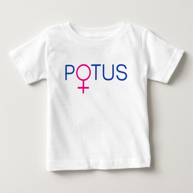 T-SHIRT POUR BÉBÉ "POTUS" (PRÉSIDENT DES ÉTATS-UNIS) (Devant)