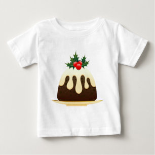 T-shirt Pour Bébé pouding de noël