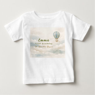 T-Shirt pour bébé pour le premier anniversaire ave