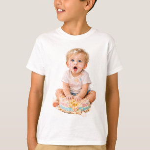 T-Shirt pour bébé pour le premier anniversaire ave