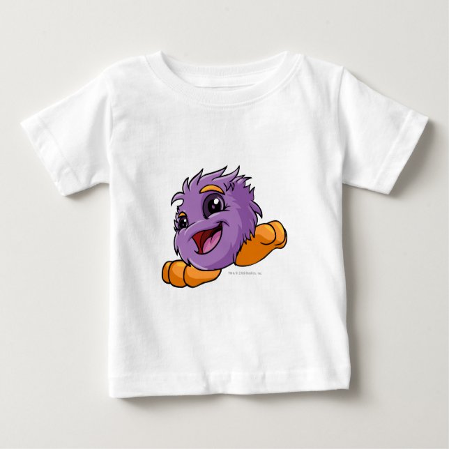 T-shirt Pour Bébé Pourpre de JubJub (Devant)