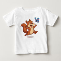 Poursuite Joyeuse – Écureuil Heureux & Papillon