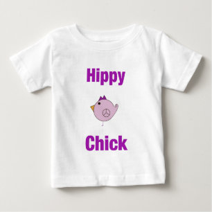 T-shirt Pour Bébé Poussin de hippie - bébé