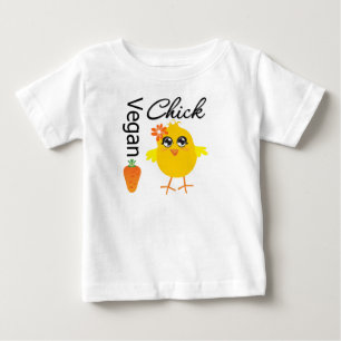 T-shirt Pour Bébé Poussin végétalien 2