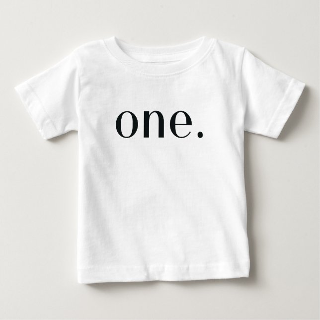 T-shirt Pour Bébé  Premier anniversaire (Devant)