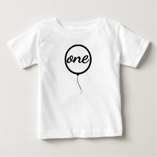 T-shirt Pour Bébé Premier anniversaire, 1er anniversaire, ballon