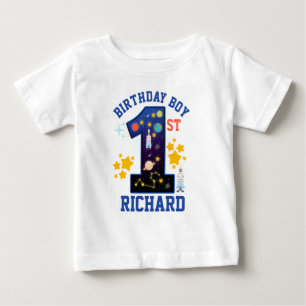 T-shirt Pour Bébé Premier anniversaire Conception spatiale