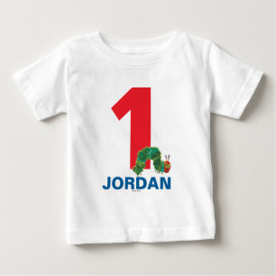 T-shirt Pour Bébé Premier Anniversaire De La Caterpillar Très Affamé