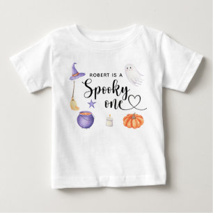 T-shirt Pour Bébé Premier anniversaire de la fête d'Halloween Spooky