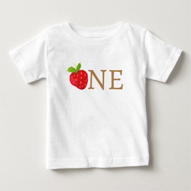 T-shirt Pour Bébé Premier anniversaire de la fraise de Berry (Devant)